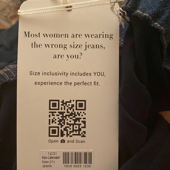1822 Vintage Denim Maternity Jeans Jenya Size 31 NWT - Picture 3 of 3
